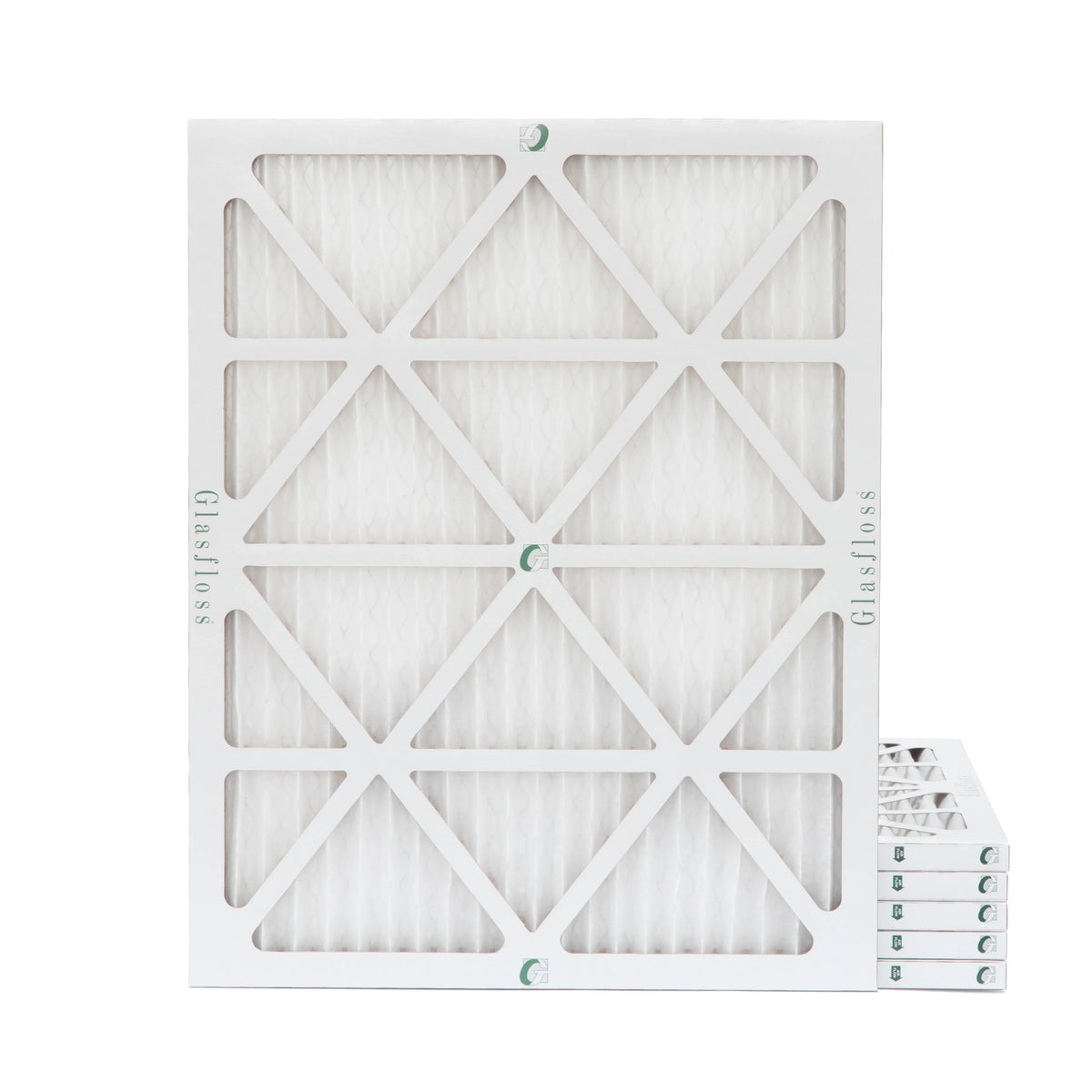 Pleated 13 Air Furnace Pack Merv Industries. Filters 18x20x1 Glasfloss 6 by AC
