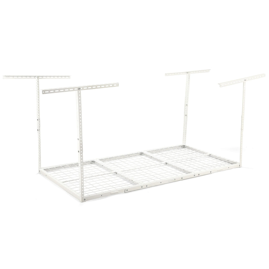 Ceiling Storage White x Storage Adjustable Length Garage Width Kojem 36" Overhead 3x6 72" x Rack, 40" Height,