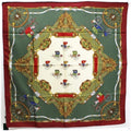 carriage (Like silk pattern ladies red scarf wine muffler green x Pre-Owned New)