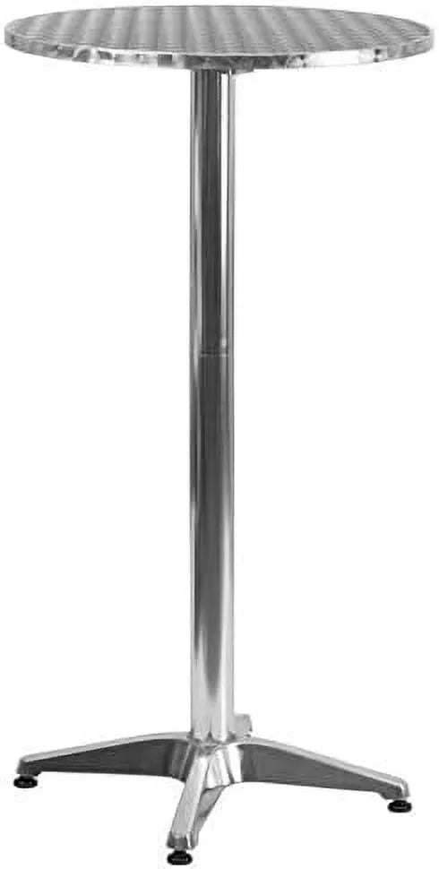 Round Folding Aluminum Table Bar In
