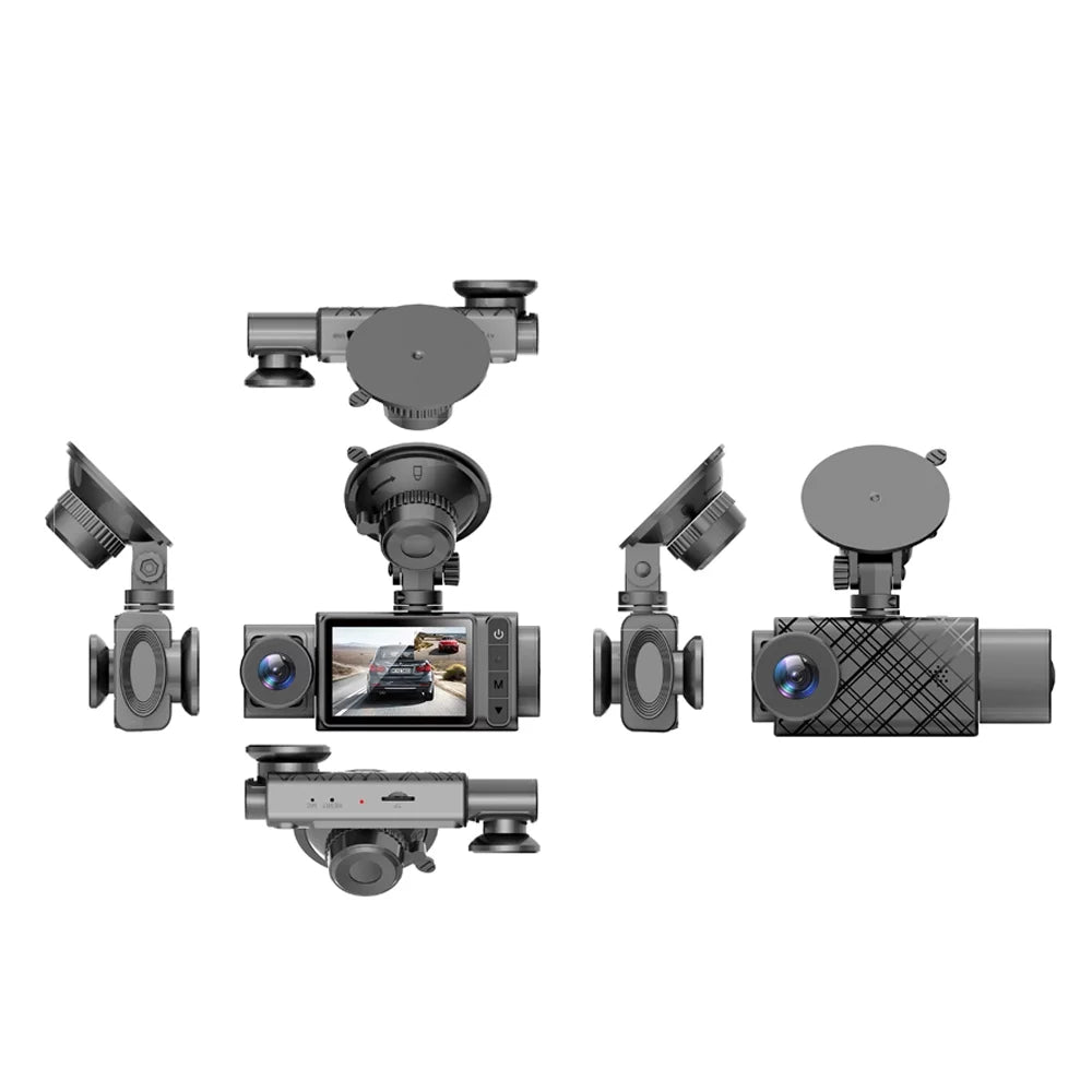 Car Camera, Recording Multi-Language Recorder Car Rearview Dash Video Camcorder, Camera Mirror, Car Apexeon Clear