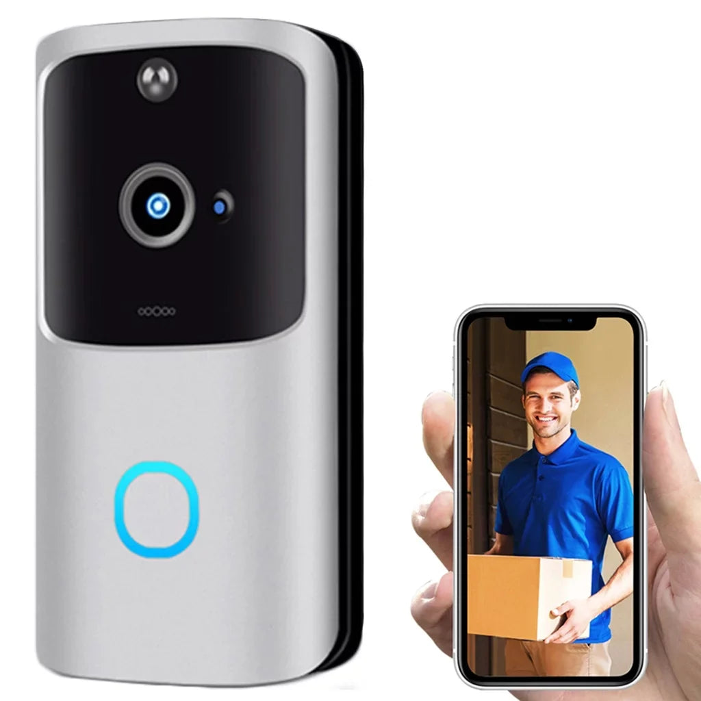 Doorbell Motion Wifi Doorbell Hd Camera Operated for & Vision Night Audio Wireless Ios&Android Speaker Video