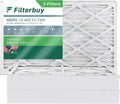 AC HVAC Air MERV Furnace (3-Pack) Pleated 8x20x4 13 Filterbuy Filters