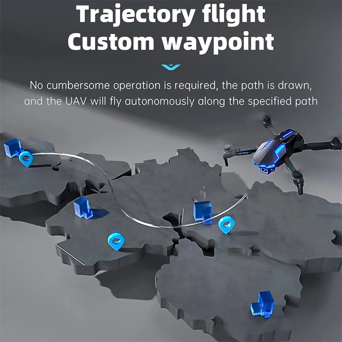 For One WiFi Dual Track Button Mode Mini Kids Obstacle FPV Foldable RC Camera Airplane With HD Off RC Adults Headless 4K And StartSmart Quadcopter Avoidance