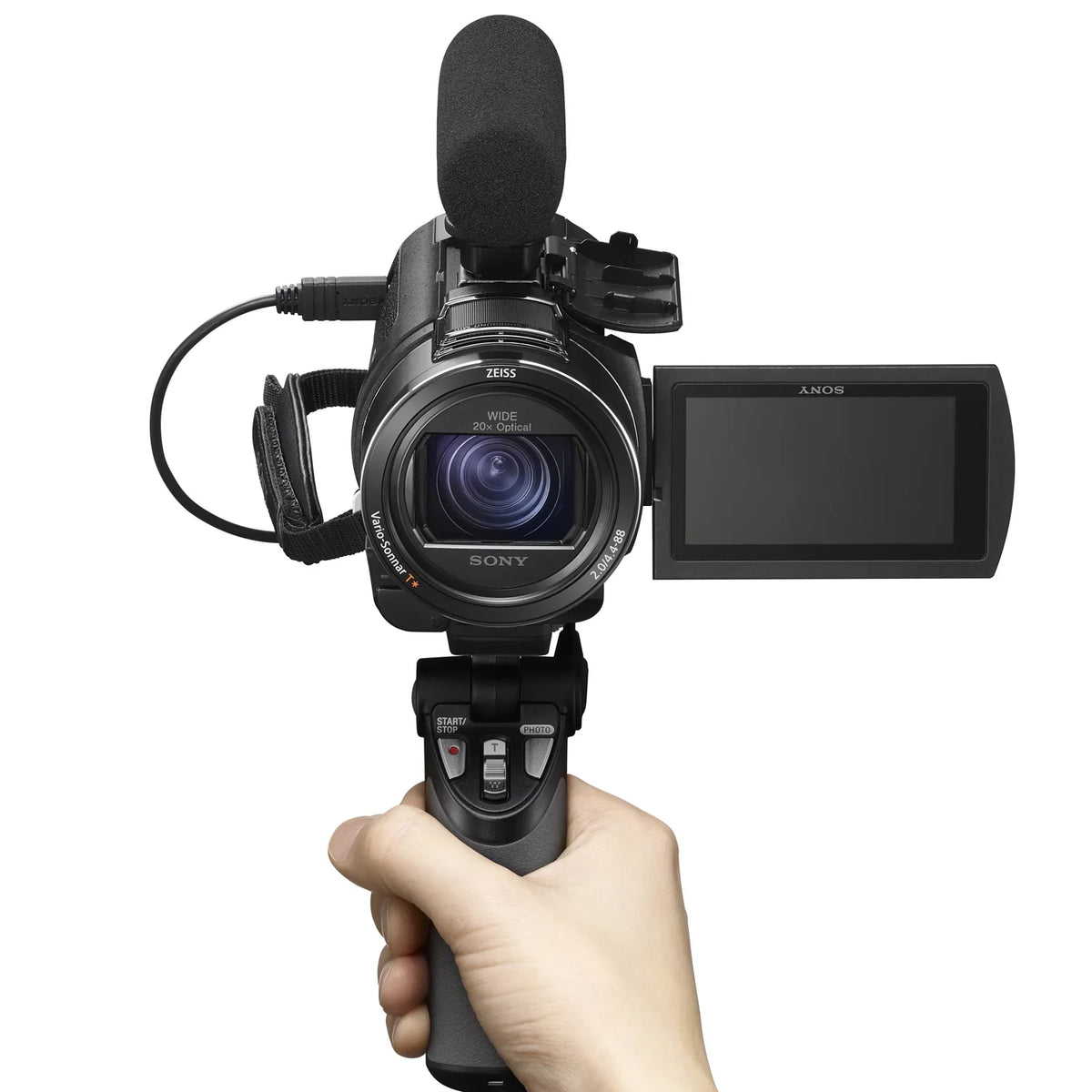 CMOS Digital Camcorder Exmor R Sensor with 4K Handycam Video AX43A
