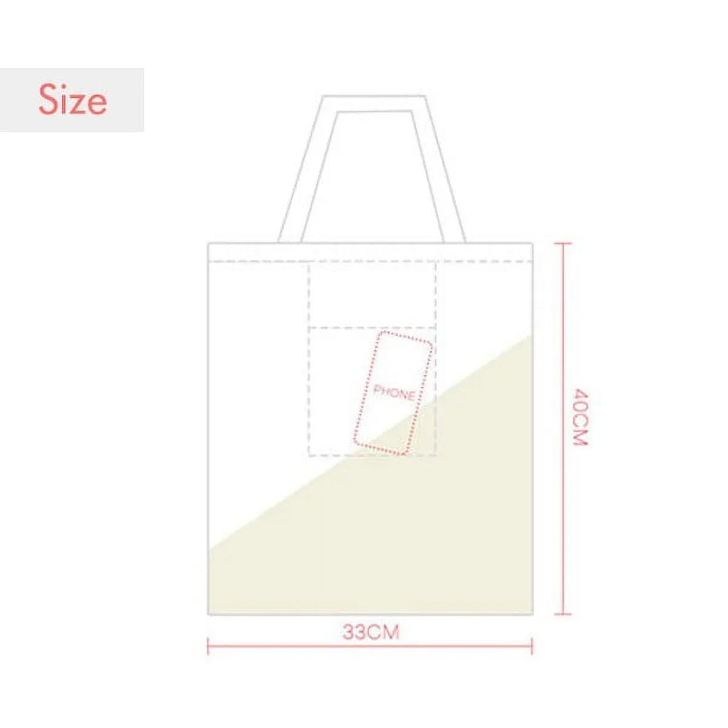 Bag Handbag Canvas Casual November Shopping Tote Film Valentines Orange Day Satchel