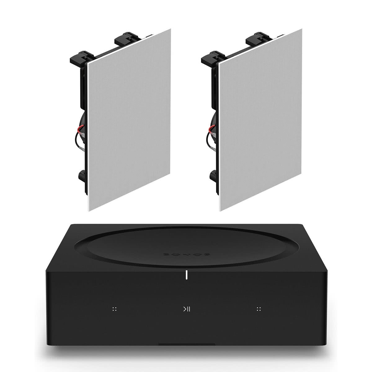 with Player INWLLWW1 Speaker In-Wall Amp Pair Hi-Fi Wireless Sonos