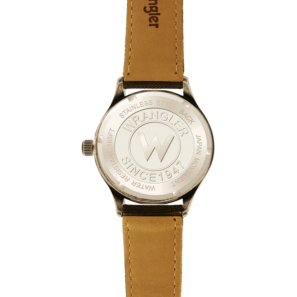 45mm Wrangler Green Strap Dial, Green Watch