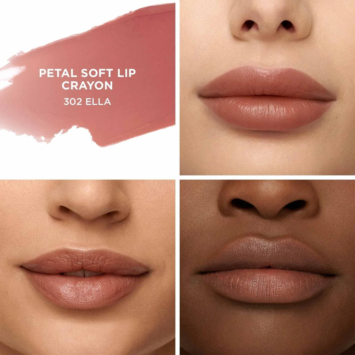 '- Mercier - Ella mid Crayon g nude 0.07 tone Soft Laura Petal Lipstick - 302 oz/2 warm