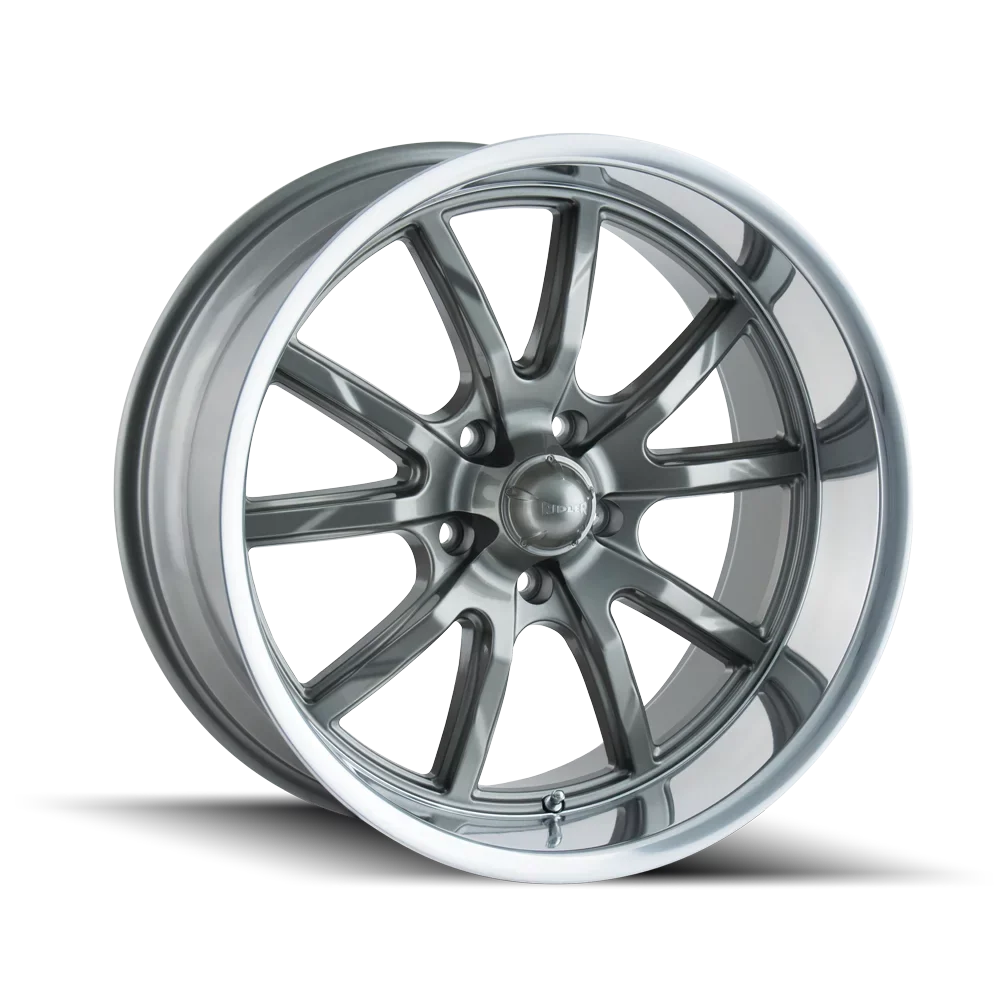 0Et 650 83.82Cb 5X120.65 20X8.5 Lip Grey/Polished Ridler