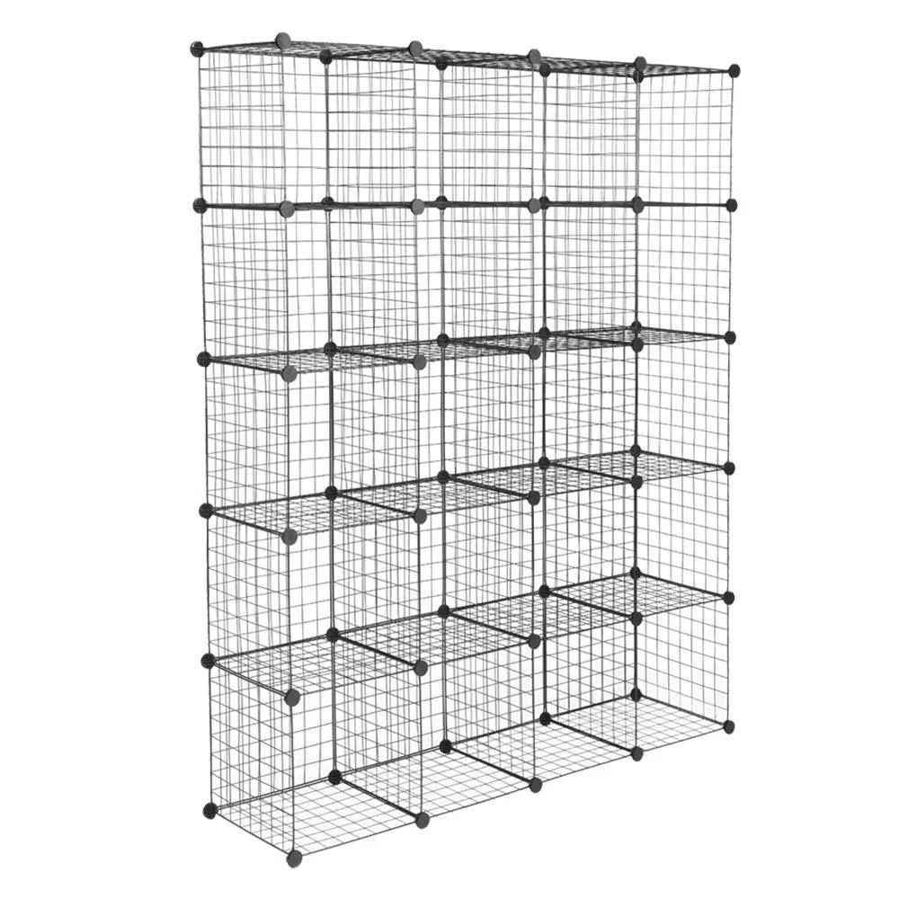 20-Cube Stackable Shelves Storage Winado Multifunctional Design Organizer Plastic