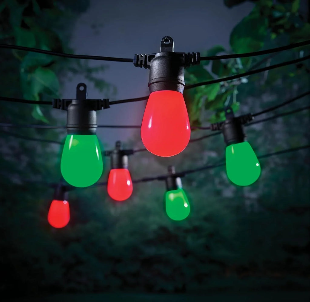String ft. Changing Cafe Light 48 24-Light Indoor/exterior Plug-in Dimmable Waterproof, Backyard Color Balcony, LED IP65 RGBW for String Smart