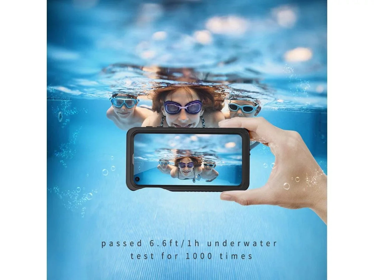 Underwater Sealed S10e Galaxy Built-in IP68 Waterproof Case, Full for Protector, Shockproof Dustproof Cover S10e with Screen Protective Body Case Clear