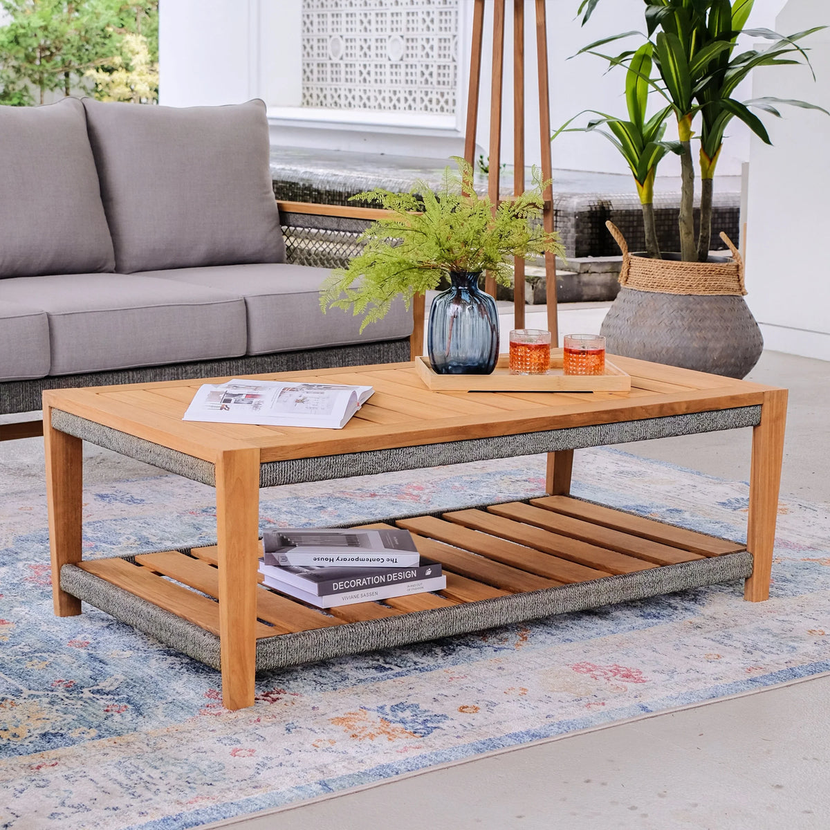Casual Nassau Cambridge Patio Table Coffee Teak