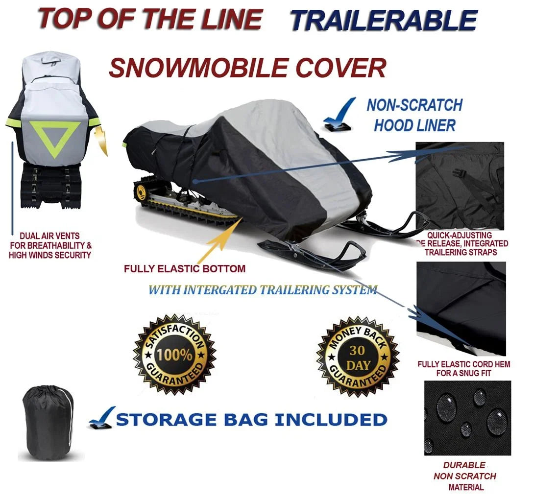 Slush Snowmobile 600 Protection Sleds. GSX Ski SDI Cover LIMITED 2 600D Bombardier UP Travel 2004-2004 and Storage Doo Mud and for Model Year Compatible