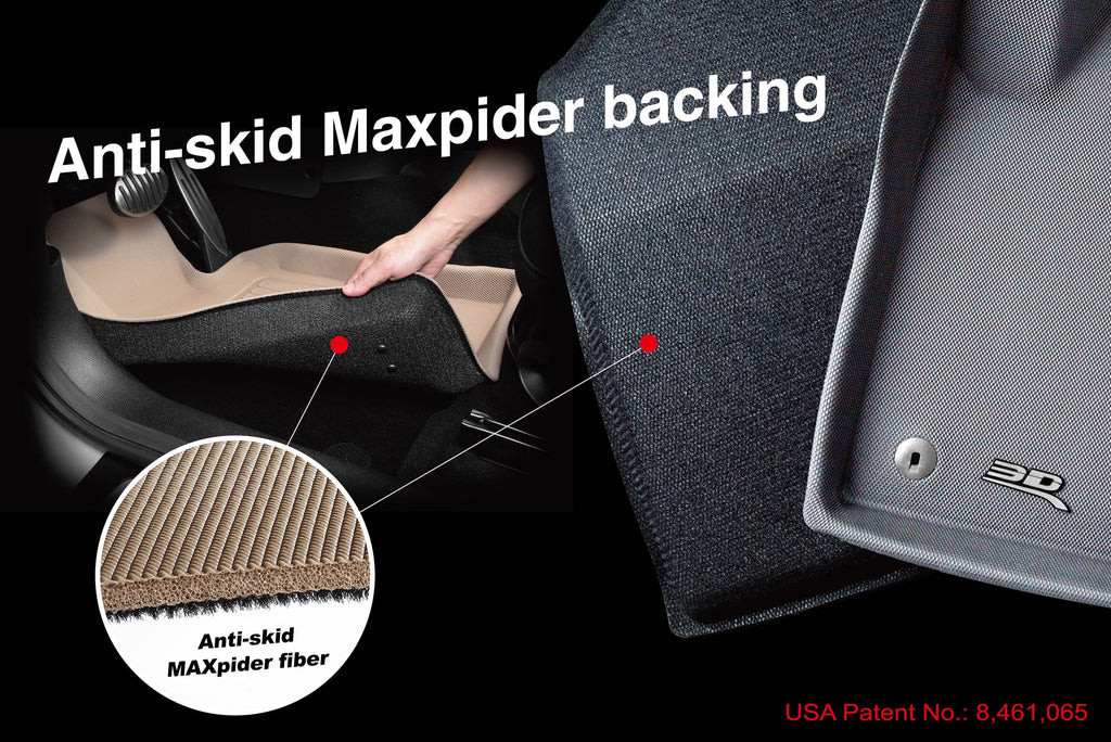 KAGU Liner Cargo - OUTBACK MAXpider Liner (BLACK) compatible SUBARU with 2010-2014 Cargo 3D
