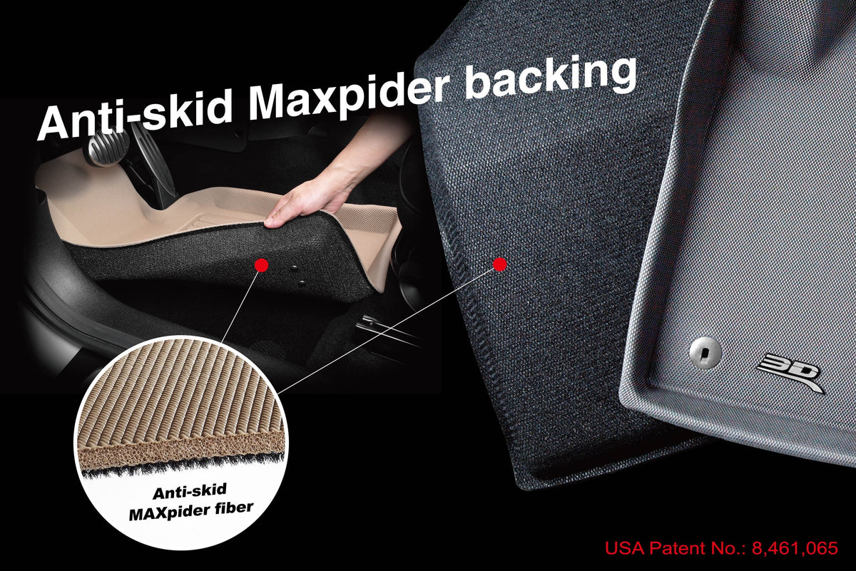 KAGU Liner Cargo - OUTBACK MAXpider Liner (BLACK) compatible SUBARU with 2010-2014 Cargo 3D