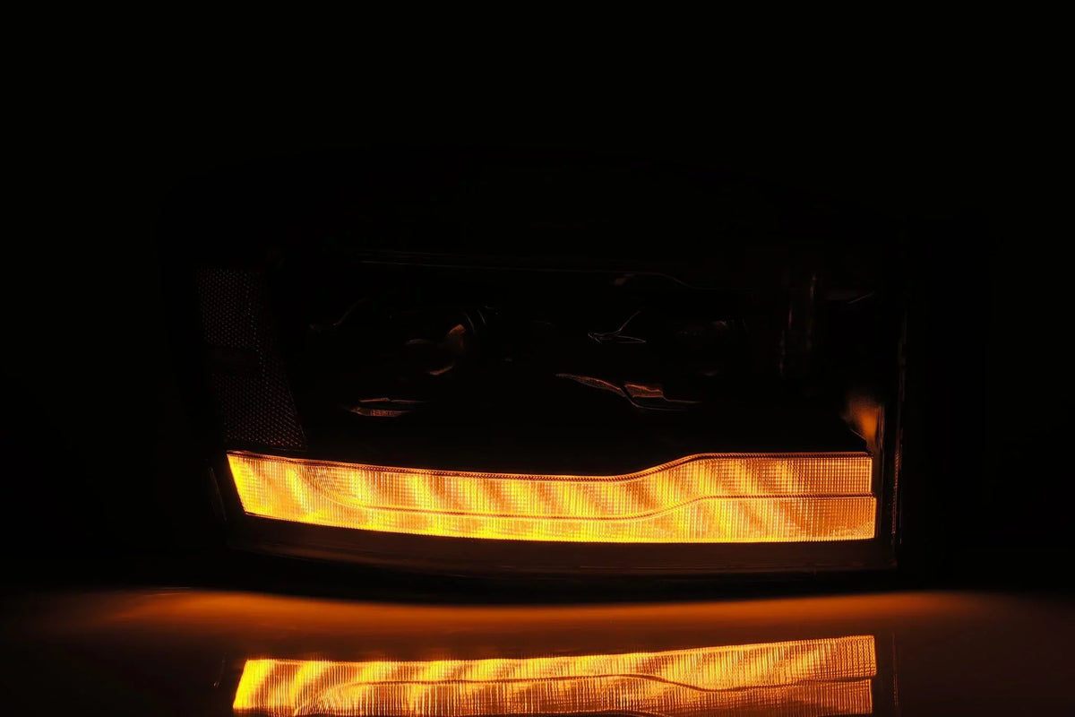 Halogen Alpha-Black Ram Dodge AlphaRex Projector PRO-Series 06-08 Headlights