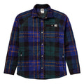 Green) The Face Men's Gordon Shirt Lyons Jacket (Large, Plaid Shacket North