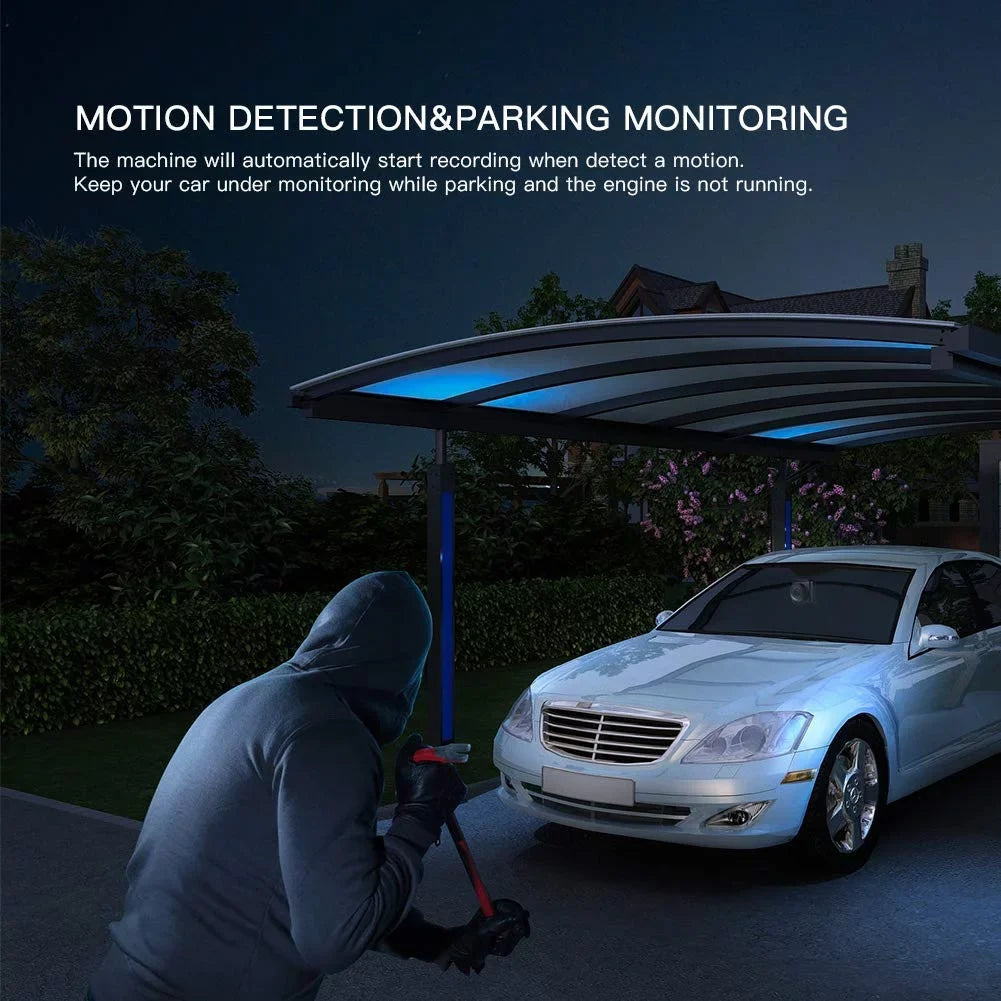 1080P Dash Full Angle, APEMAN Wide HD 170° Cam Vision Driving Car Loop Recorder Night Recording, Mini Detection, G-Sensor, Motion