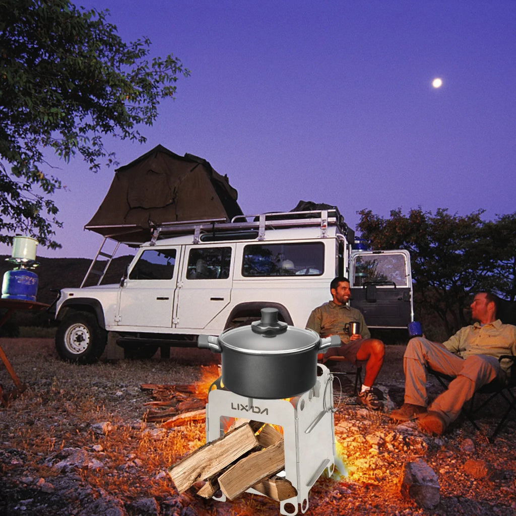Stainless Stove Steel Stove Lixada Stove Stove Wood exterior Wood Portable Pocket Stove Stainless Stove,Pocket Wood Steel Wood exterior Steel Pocket Wood Stove Pocket Picnic exterior Stove Stove