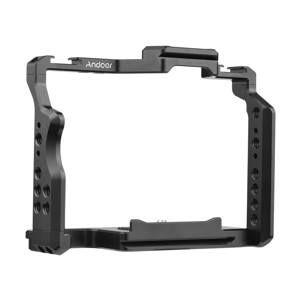 with A7R Numerous Cage Shoe Dual A7III/ A7R A7S A7II/ Inch Aluminum 1/4 Mounts II for II/ Alloy Cold Andoer A7IV/ Camera Cage Replacement Video III/ Threads