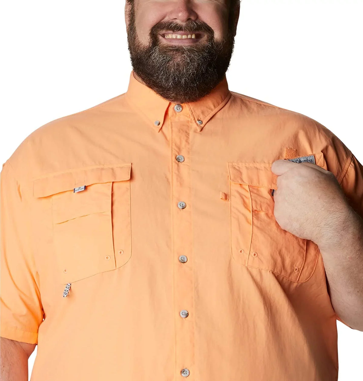 Shirt, XX-Small II Sleeve Short Bright Men's Bahama Columbia Nectar,