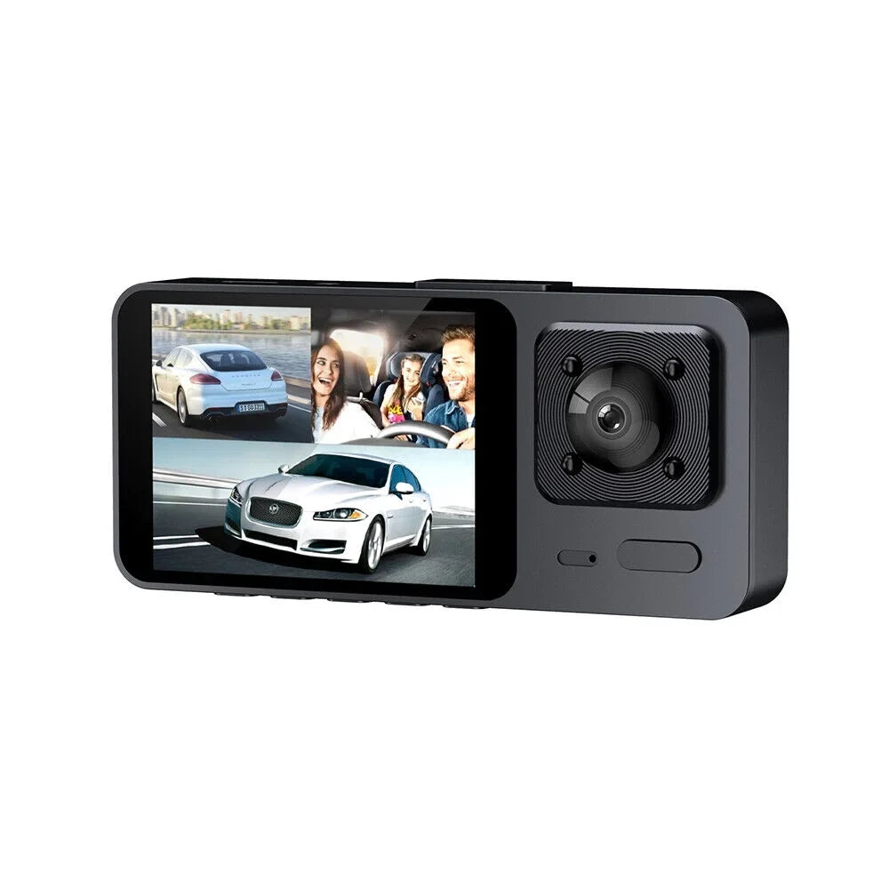 Cam Onemayship Camera Rear Lens DVR 3 Dash Recorder Inside G-Sensor Front 1080P Video Car